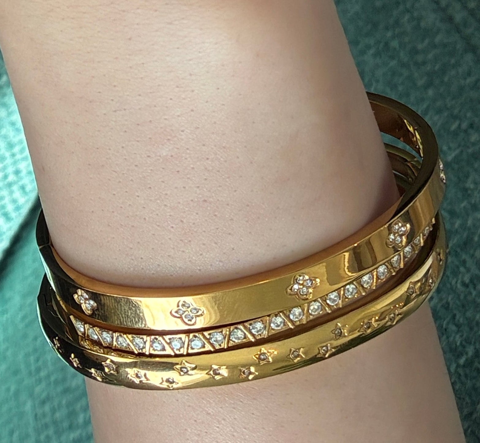 Princess bangle stack 👑