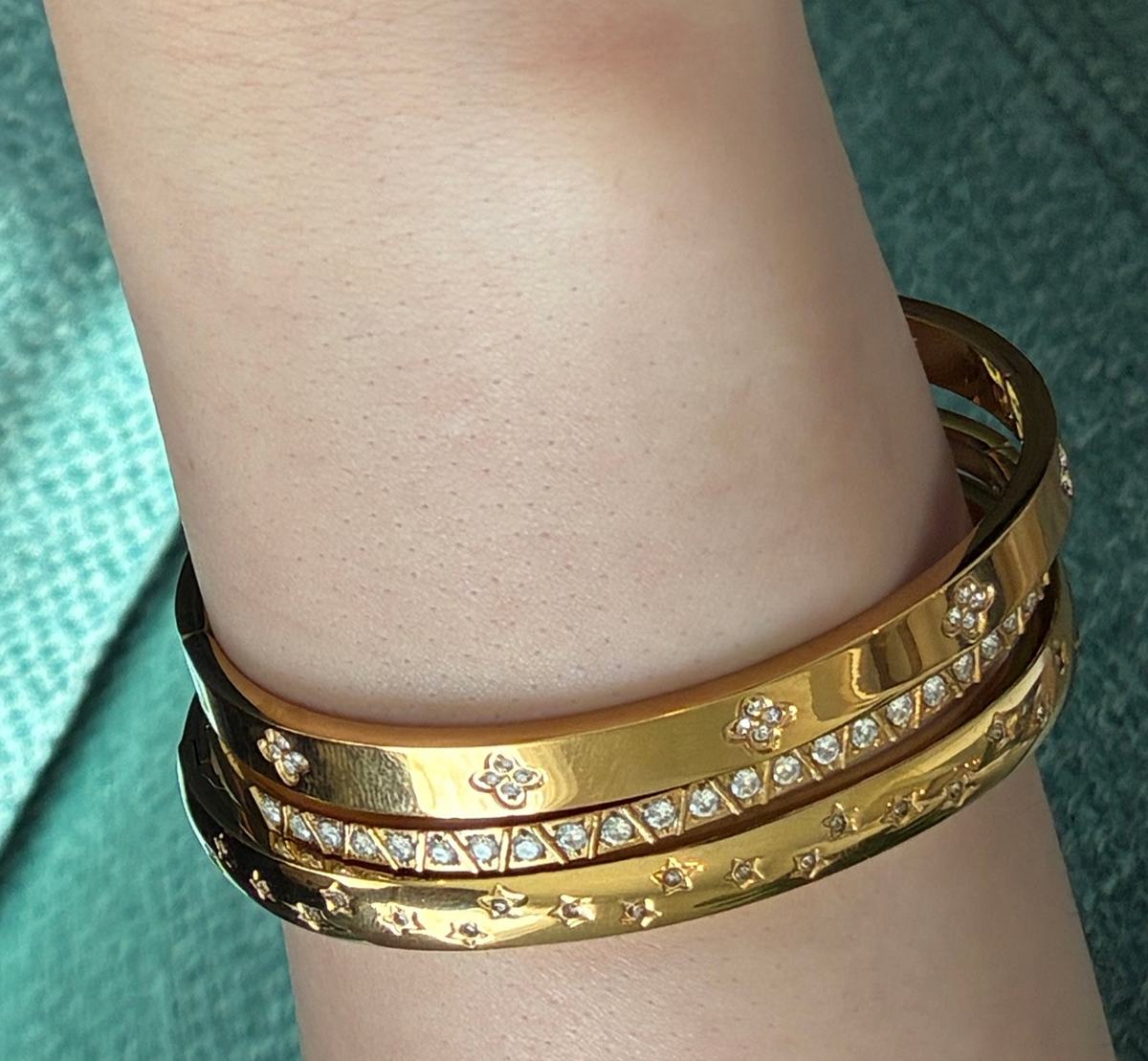 Princess bangle stack 👑